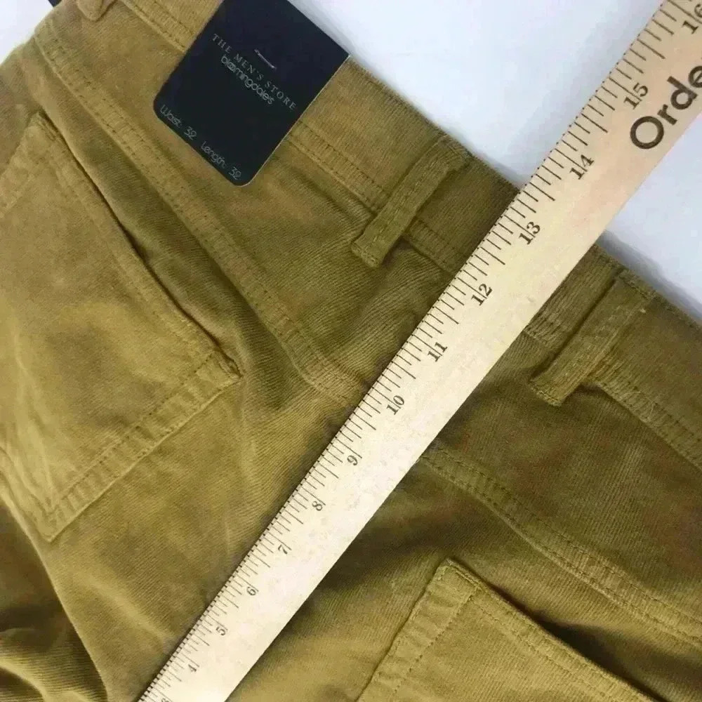 THE MEN'S STORE AT BLOOMINGDALE'S JEANS MEN'S 32X32 TAILORED FIT CORDUROY - Picture 7 of 11